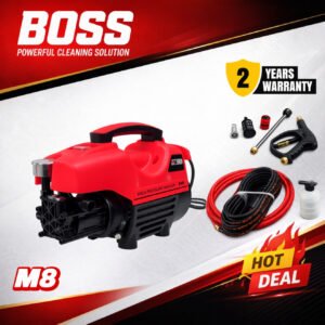 BOSS High Pressure Washer M8 Model - 1600 Watts 50Bar Car Washer