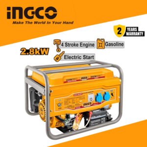 Ingco 3KW Self Start Petrol Generator - 2800Watts