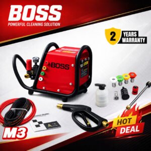 BOSS High Pressure Washer M3 Model With Speed Control - 1600 Watts 80Bar Car Washer