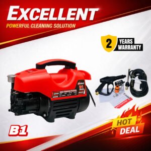 2 Excellent High Pressure Washer B1 Model - 800 Watts 50Bar Car Washer