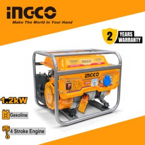 Ingco 1.2 KW Petrol Generator - 1200watts Ingco Generator GE15005