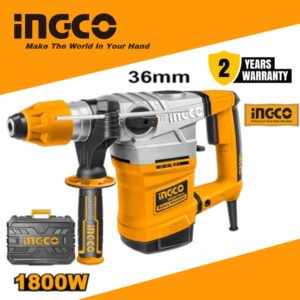 INGCO Rotary Hammer 1800W-INCGO (RH18008) – Ingco Rotary Hammer