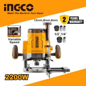 INGCO Electric Router 2200W- INGCO Electric Router (RT22008) – Ingco Electric Router