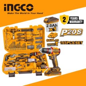 INGCO Cordless Drill 20V - INGCO Compact Brushless Cordless Drill (HKTHP11651) – Ingco 20V Battery Drill